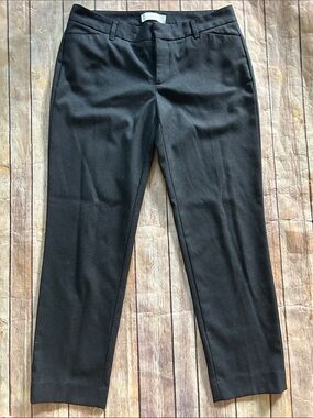 GAP Black Cropped Slim Dress Pants